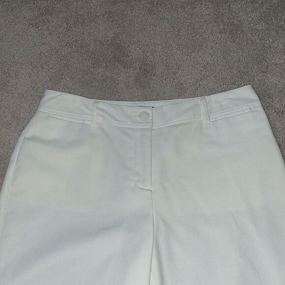 Rafaella Crop Pants White Size 6P - Picture 4 of 11